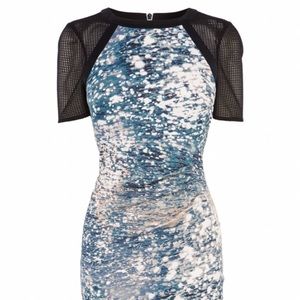 Karen Millen Marble Splash Dress Size 2